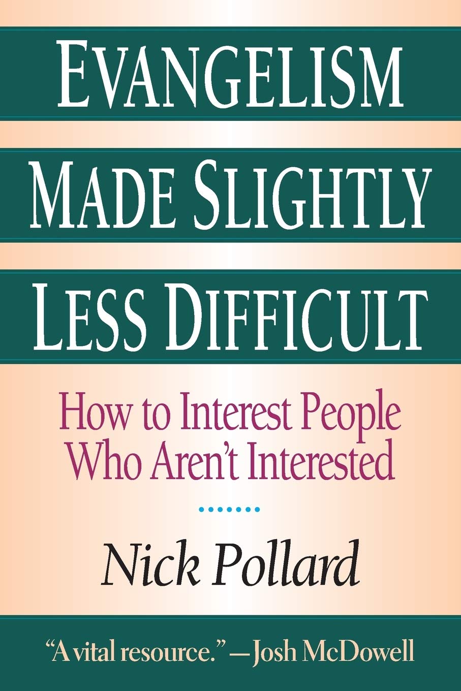 Evangelism Made Slightly Less Difficult: How to Interest People Who Aren't Interested,Used