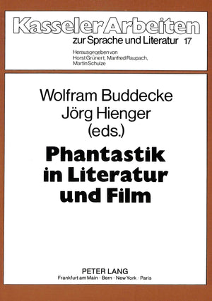 Phantastik in Literatur und Film: Ein internationales Symposion des Fachbereichs Germanistik der GesamthochschuleUniversitt Kas,Used
