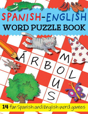 SpanishEnglish Word Puzzle Book,Used