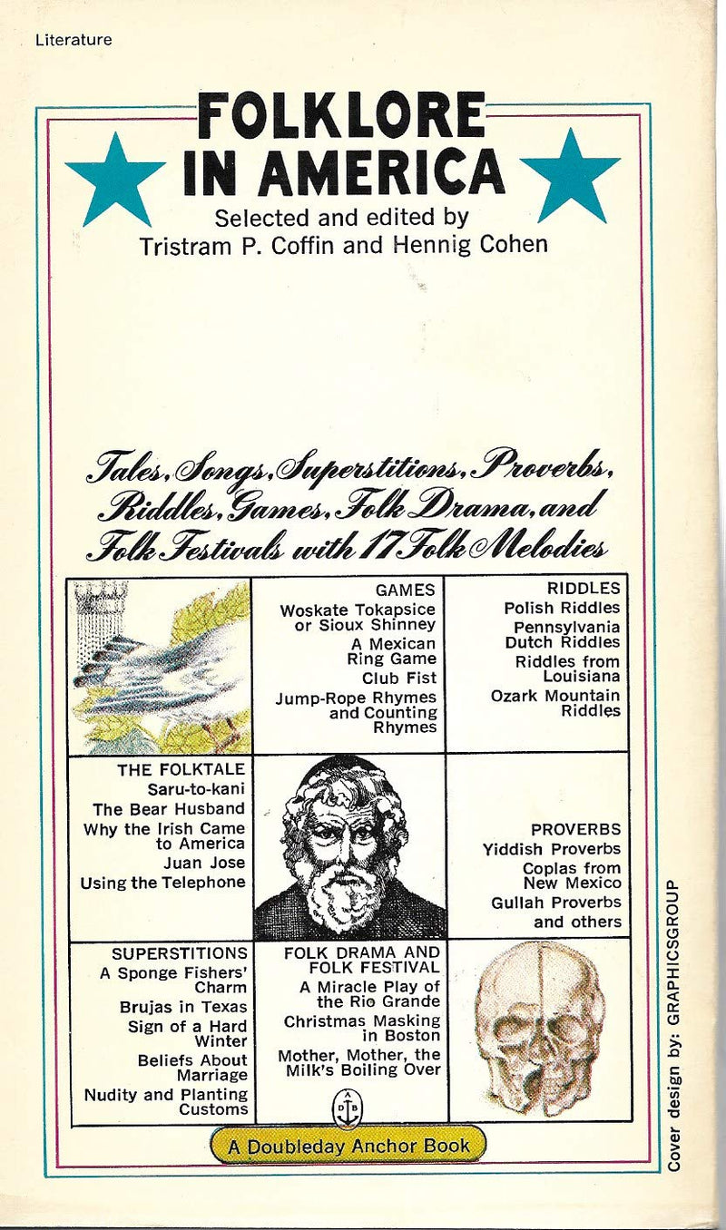 Folklore in America: Tales, Songs, Superstitions, Proverbs, Riddles, Games, Folk Drama, and Folk Festivals With 17 Folk Melodies,Used