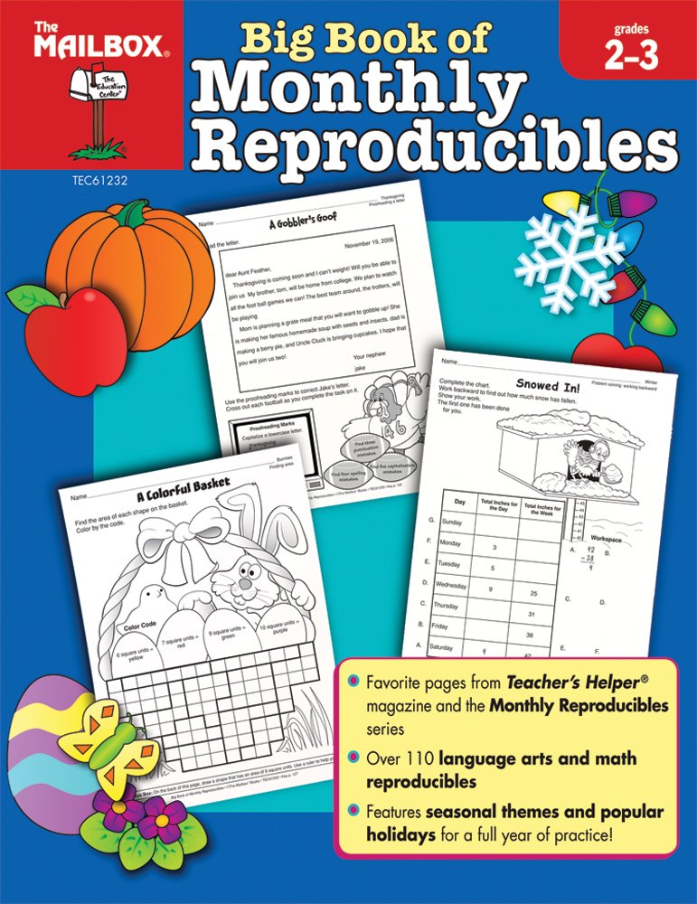 Big Book of Monthly Reproducibles (Grs. 23),Used