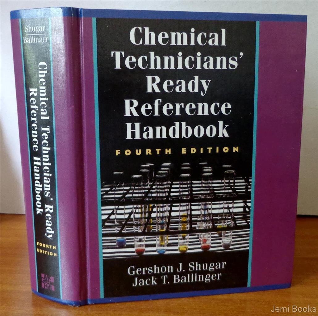 Chemical Technicians' Ready Reference Handbook, 4th Edition,Used