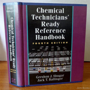 Chemical Technicians' Ready Reference Handbook, 4th Edition,Used
