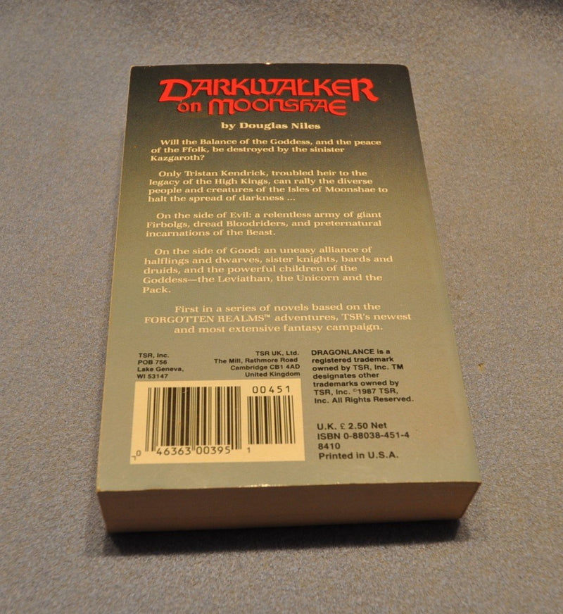 Darkwalker On Moonshae (Forgotten Realmsmoonshae Trilogy, Book 1),Used