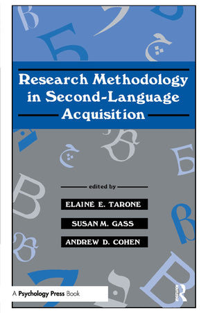Research Methodology In Secondlanguage Acquisition (Second Language Acquisition Research Series),Used