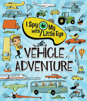 I Spy With My Little Eye Vehicle Adventure  Kids Search, Find, and Seek Activity Book, Ages 3, 4, 5, 6+,Used