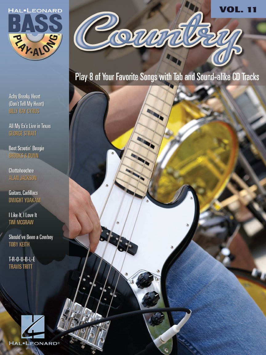 Country: Bass PlayAlong Volume 11 (Bass Playalong, 11),New