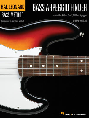 Bass Arpeggio Finder: Easytouse Guide To Over 1,300 Bass Arpeggios Hal Leonard Bass Method,Used