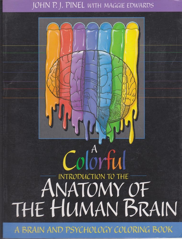 A Colorful Introduction to the Anatomy of the Human Brain: A Brain and Psychology Coloring Book,Used