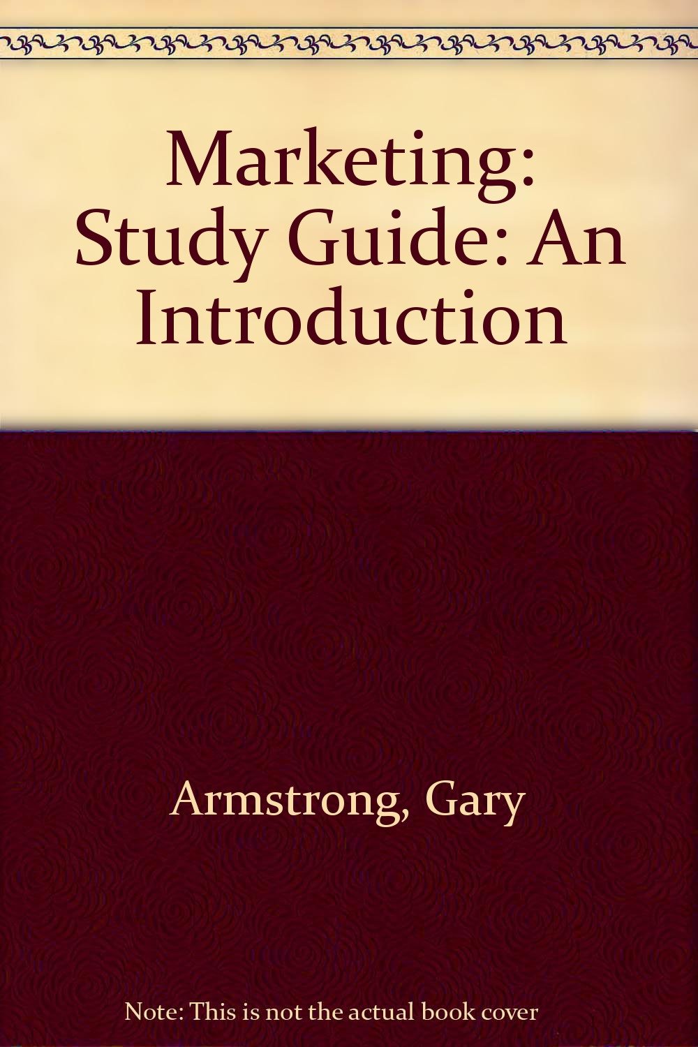 Marketing: Study Guide: An Introduction,Used