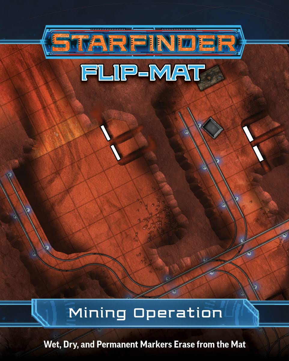 Starfinder FlipMat: Mining Operation,New
