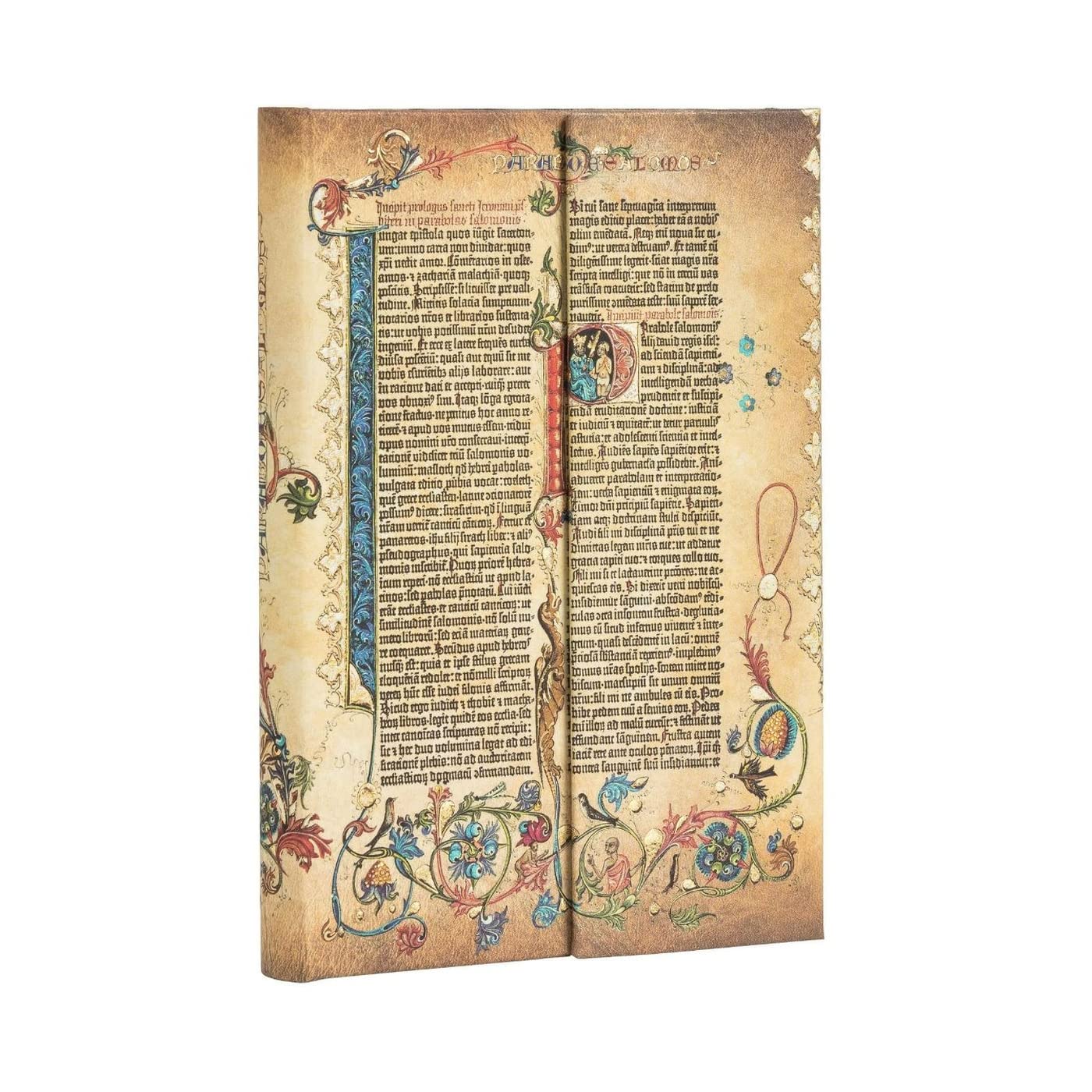 Paperblanks  Parabole  Gutenberg Bible  Hardcover  Mini  Unlined  Wrap Closure  176 Pg  85 Gsm