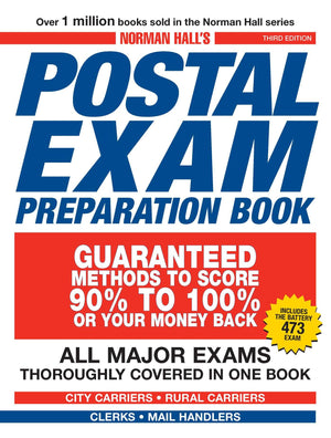Norman Hall's Postal Exam Preparation Book: Everything You Need to Know... All Major Exams Thoroughly Covered in One Book,Used