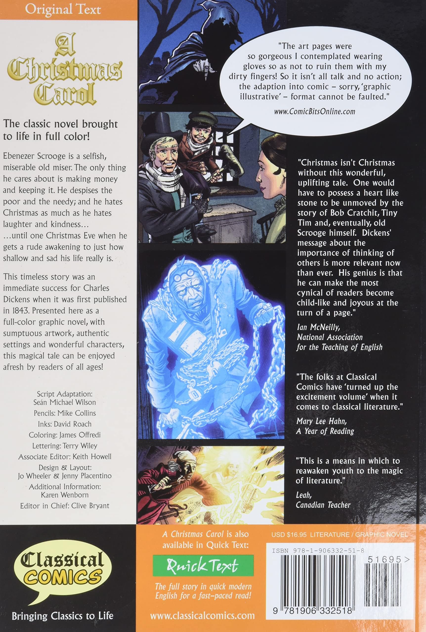 A Christmas Carol The Graphic Novel: Original Text (Classical Comics)