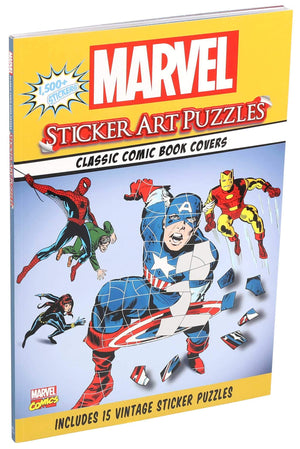 Marvel Sticker Art Puzzles,Used