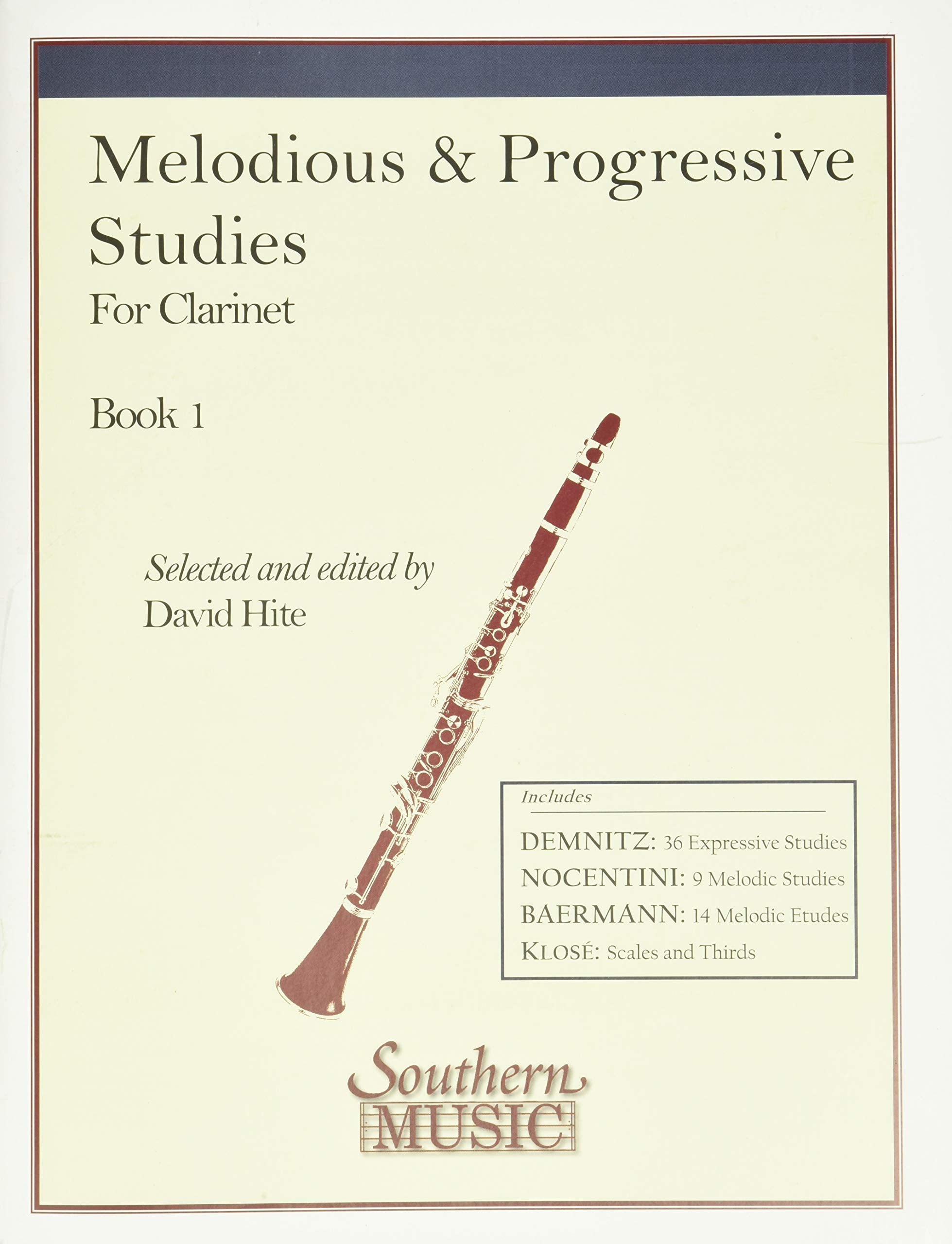 Melodious and Progressive Studies, Book 1, for Clarinet (B448),New