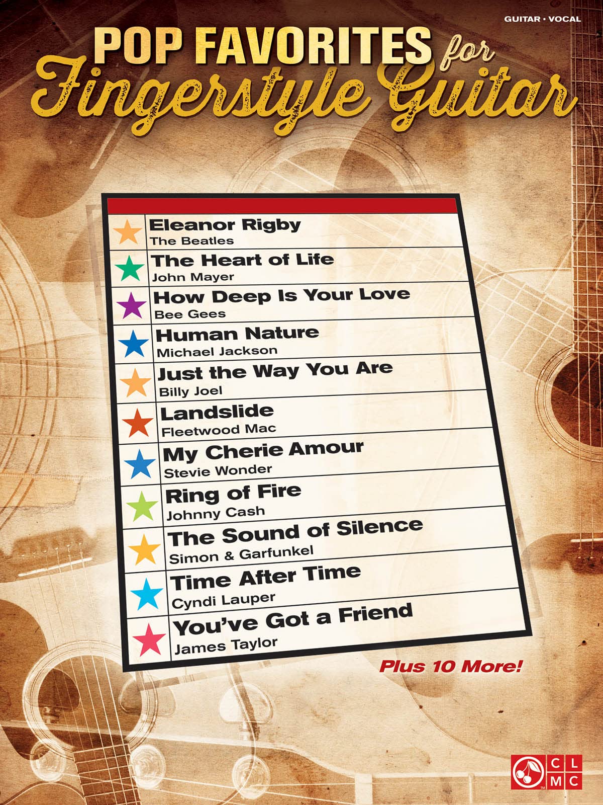 Pop Favorites For Fingerstyle Guitar: Guitar/Vocal,Used