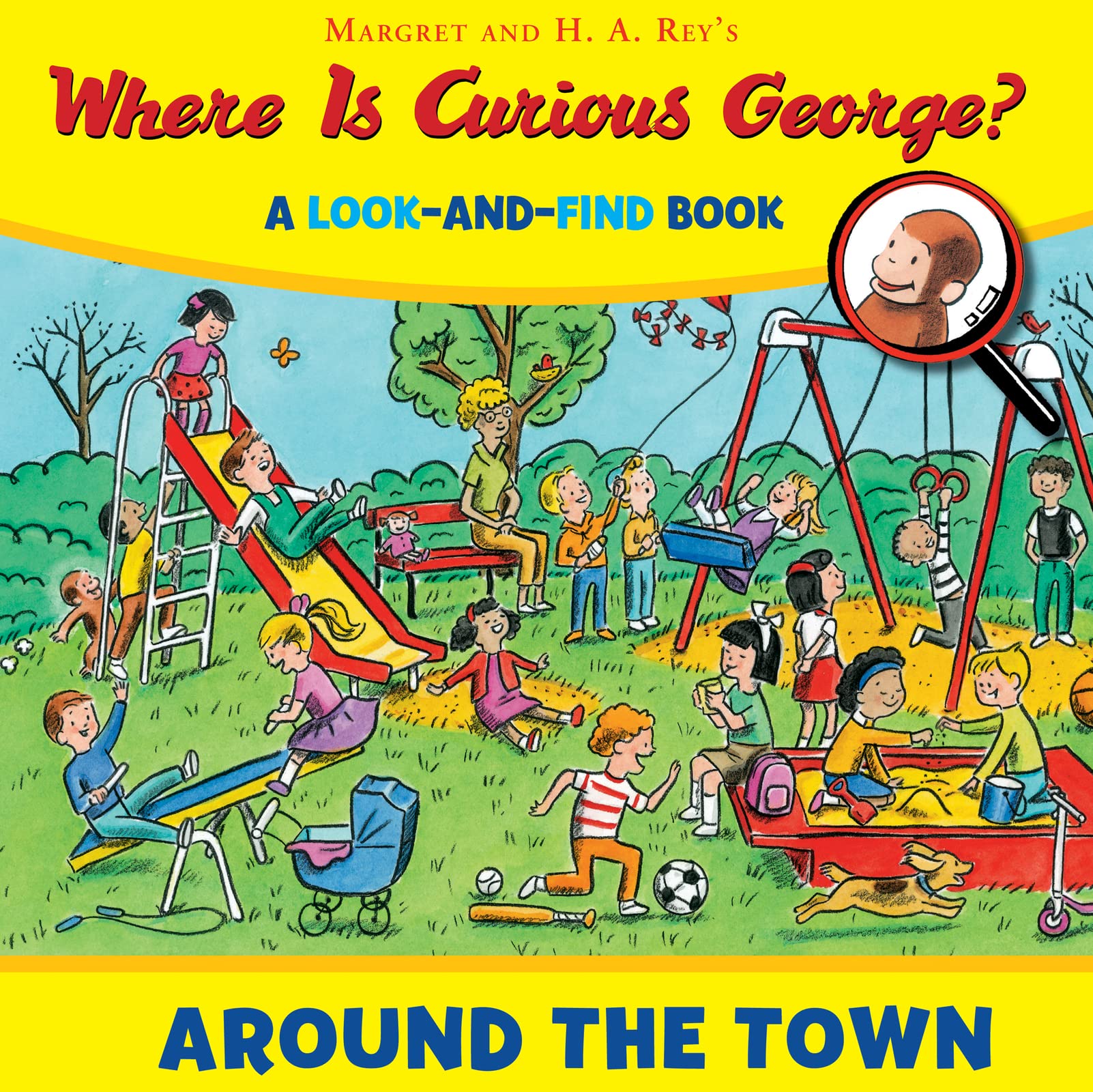 Where Is Curious George? Around the Town: A LookandFind Book,Used