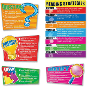 Carson Dellosa Reading Strategies Bulletin Board Set