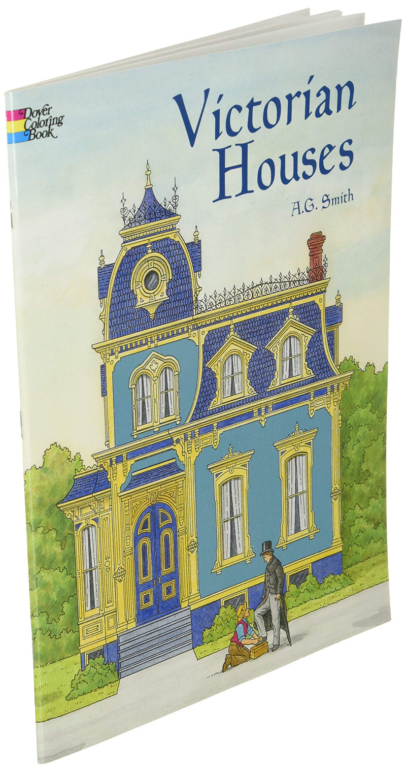 Victorian Houses Coloring Book (Dover American History Coloring Books),Used