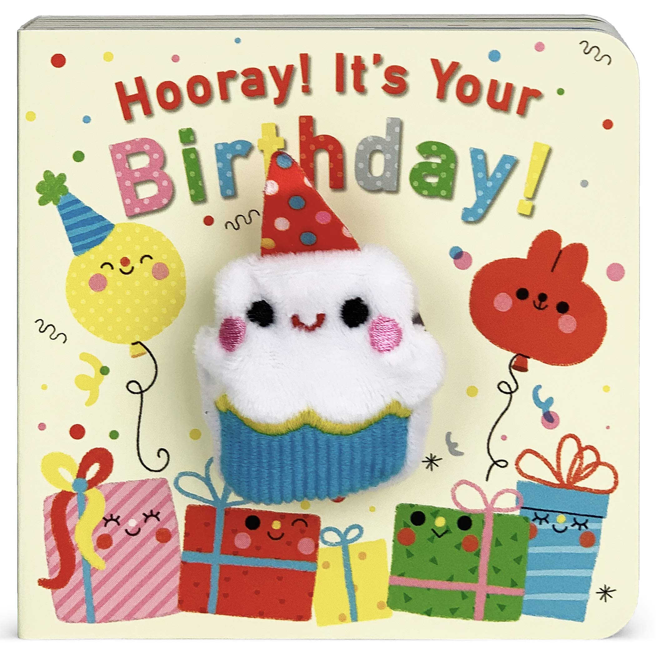 Hooray It's Your Birthday! Finger Puppet Board Book for Celebrations & Parties Ages 14 (Finger Puppet Board Books),New