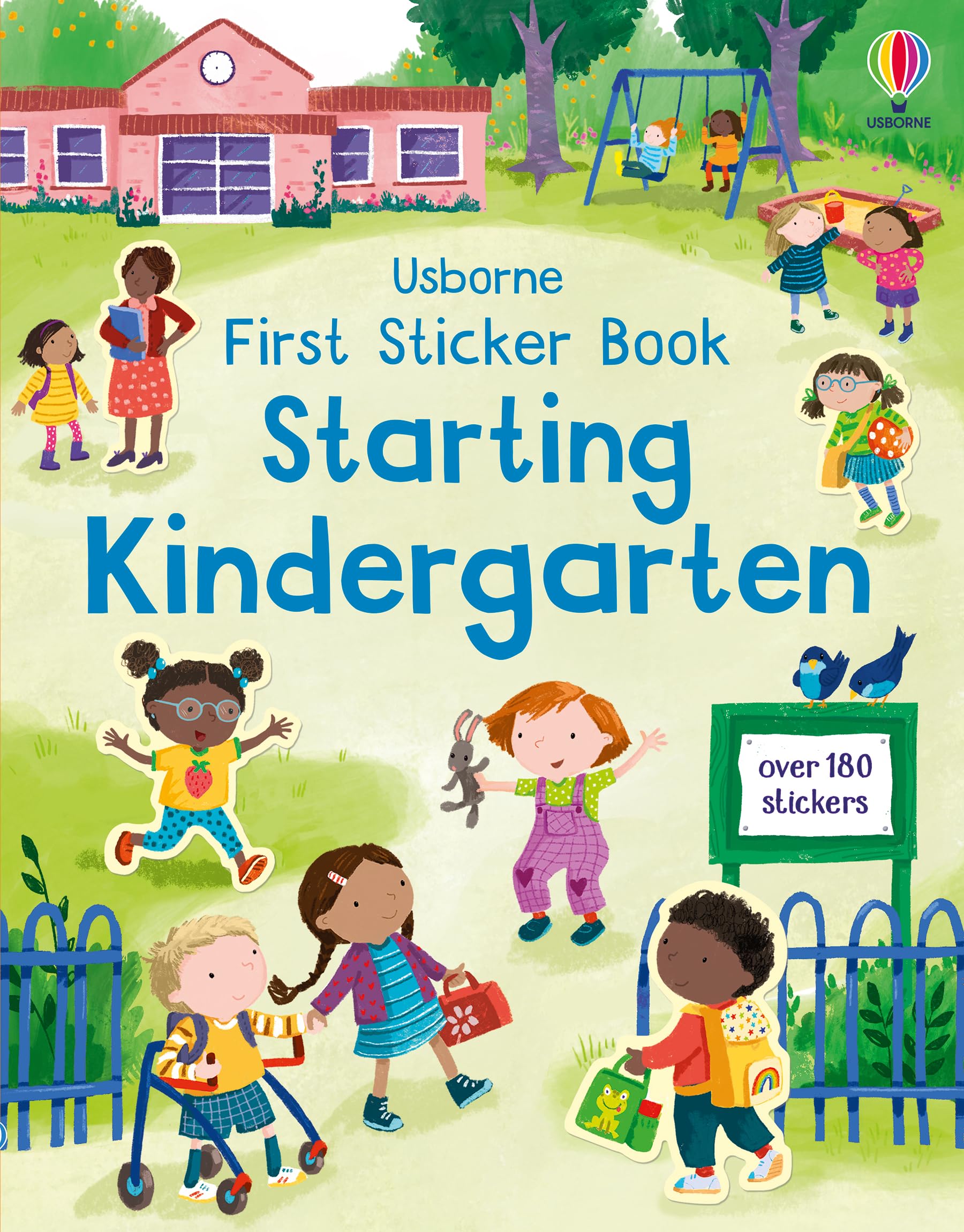First Sticker Book Starting Kindergarten: A First Day of School Book for Kids,New