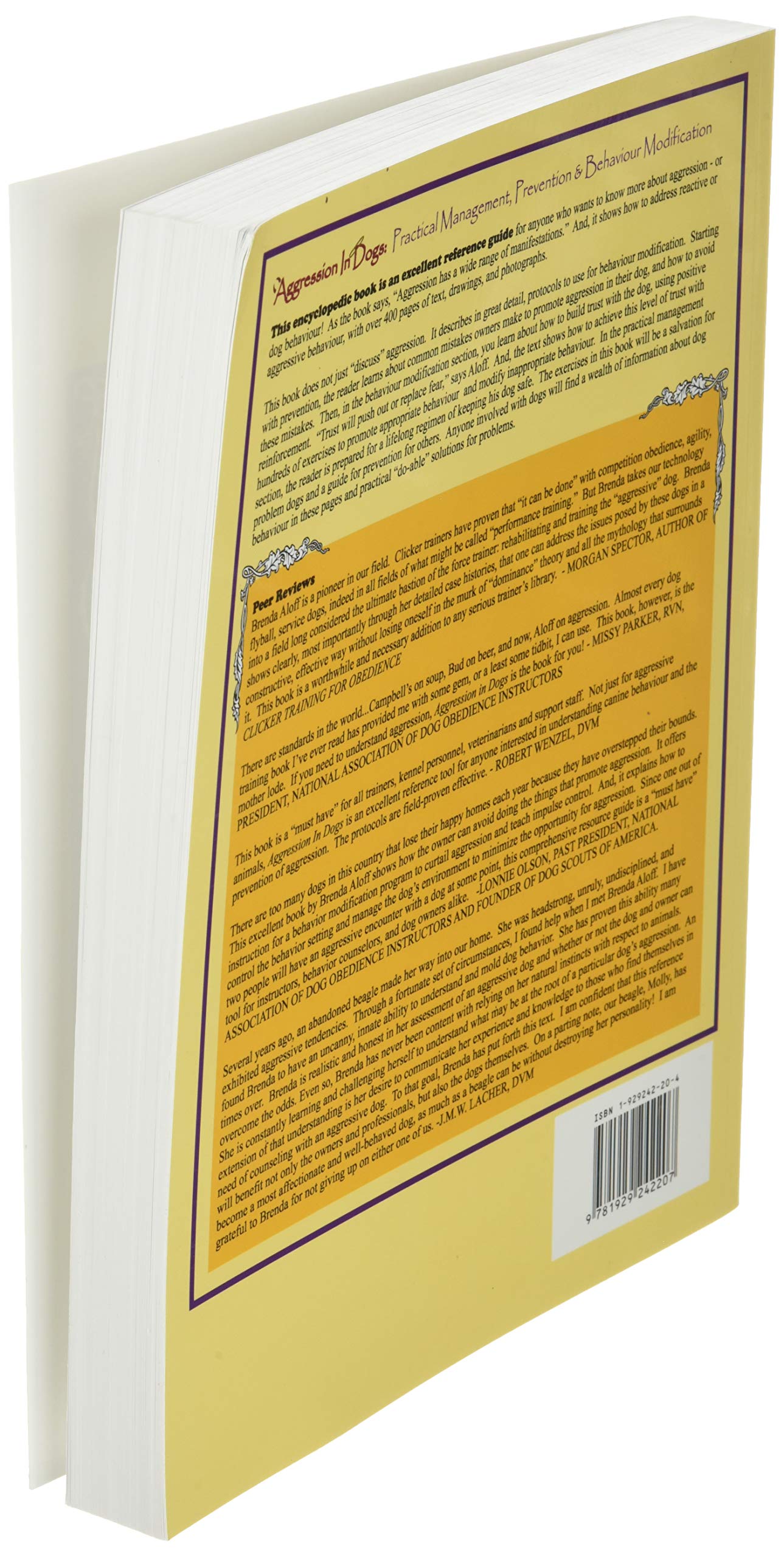 Aggression In Dogs: Practical Management, Prevention And Behavior Modification