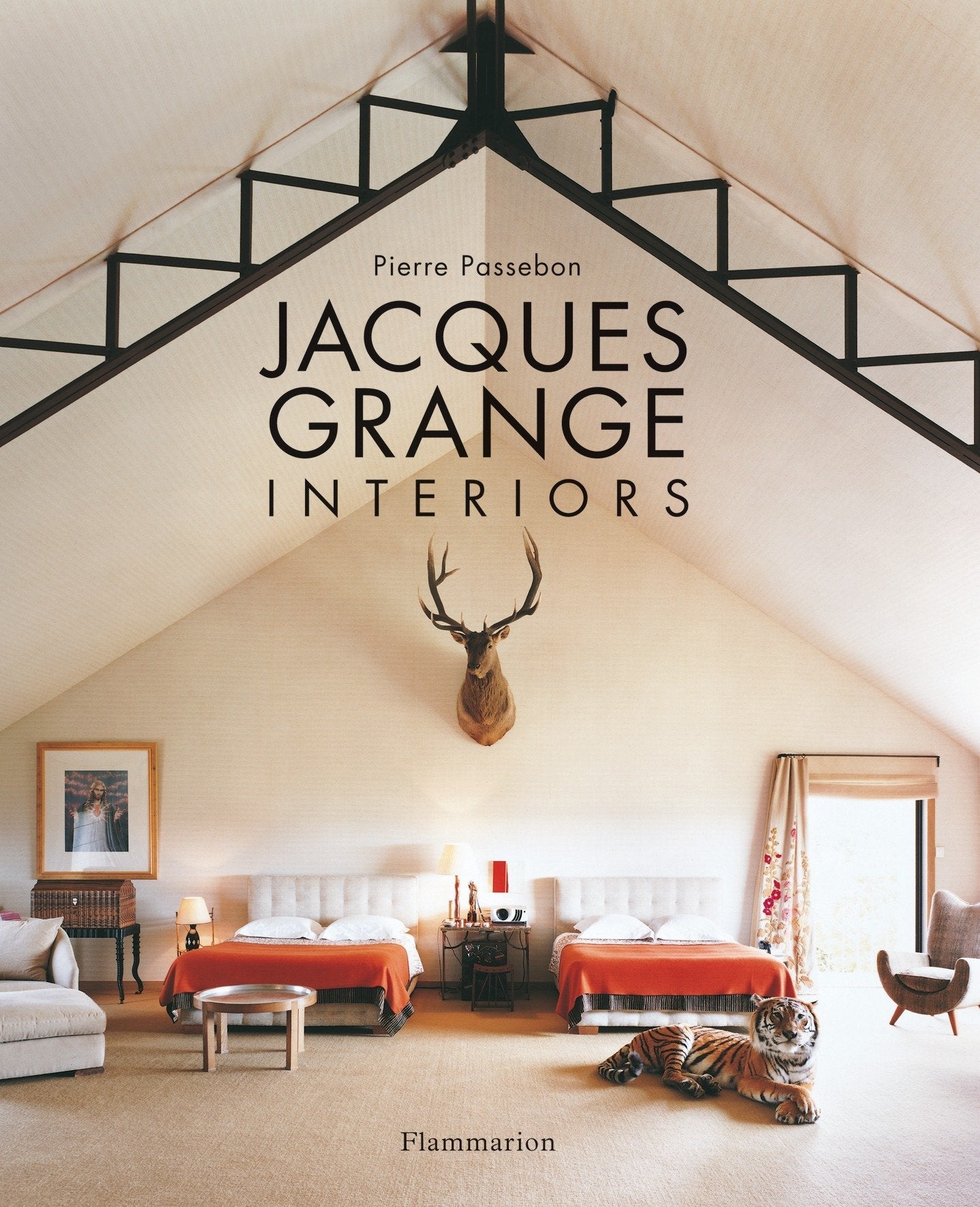 FLAMMARION Jacques Grange: Interiors Book - Tan Color, Elegant Design for Home Decor Enthusiasts, Art and Design Lovers