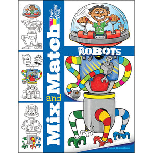 Mix and Match ROBOTS (Dover Fantasy Coloring Books),Used