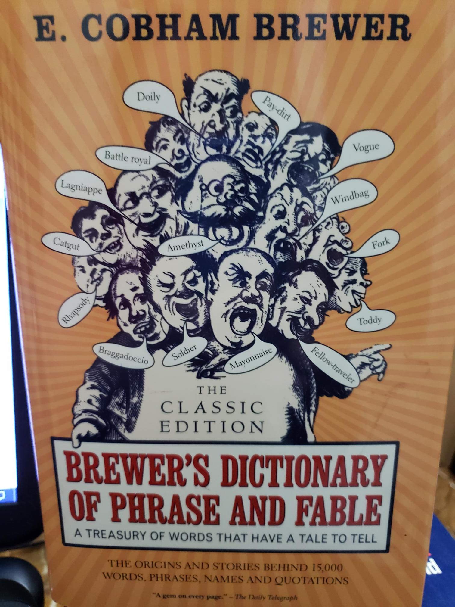 Brewer's Dictionary of Phrase and Fable by BLACK DOG & LEVENTHAL PUBLISHERS - Essential Reference for Language Lovers and Word Enthusiasts