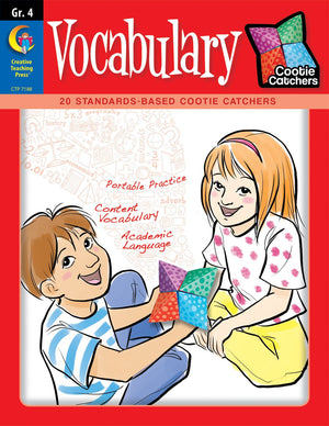 Cootie Catchers: Vocabulary, Grade 4,Used