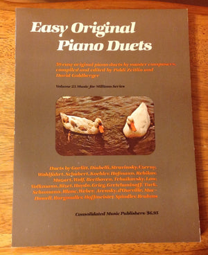 Easy Original Piano Duets,New