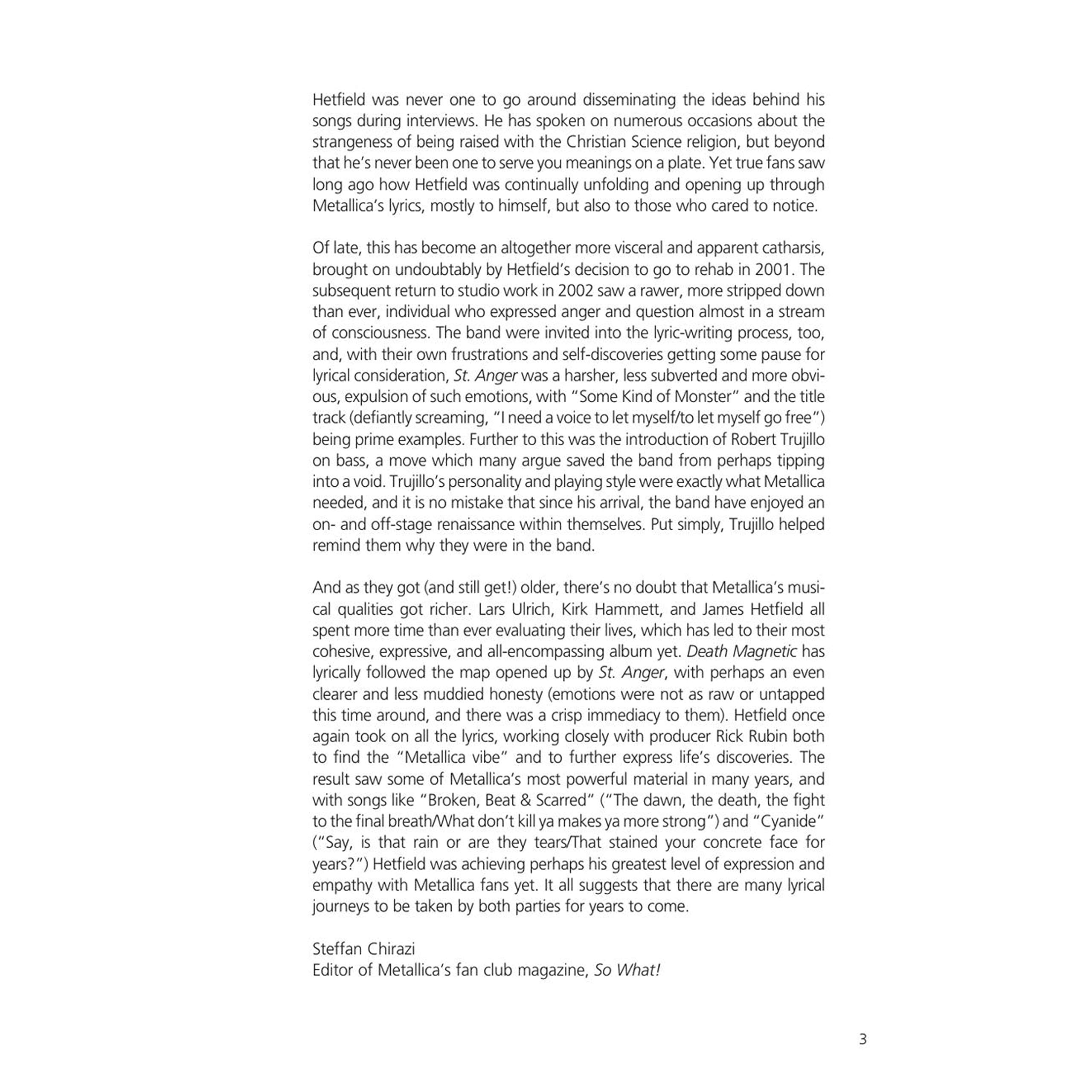 Metallica  The Complete Lyrics,New