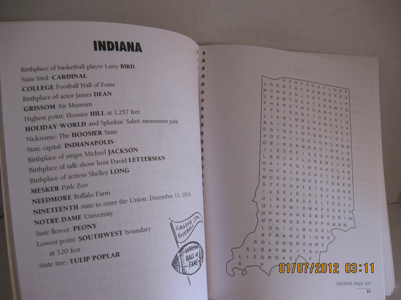 Word Search USA,Used