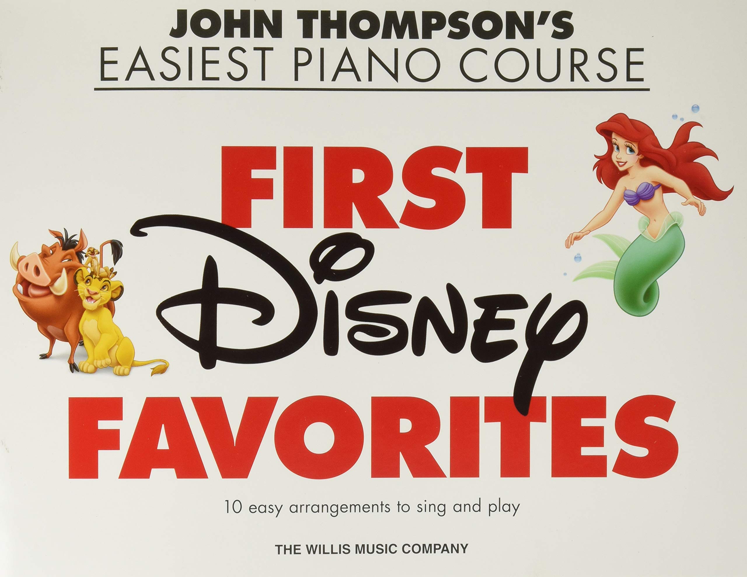 First Disney Favorites: John Thompson's Easiest Piano Course,Used