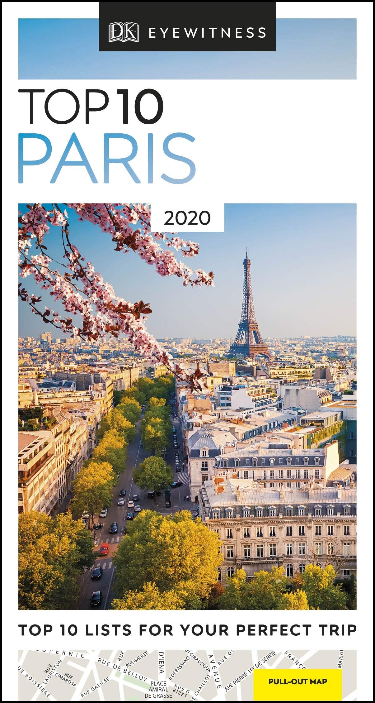 DK Eyewitness Top 10 Paris (2020) (Pocket Travel Guide),Used
