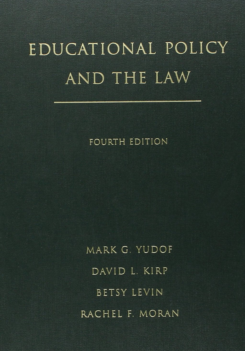 Educational Policy and the Law,Used