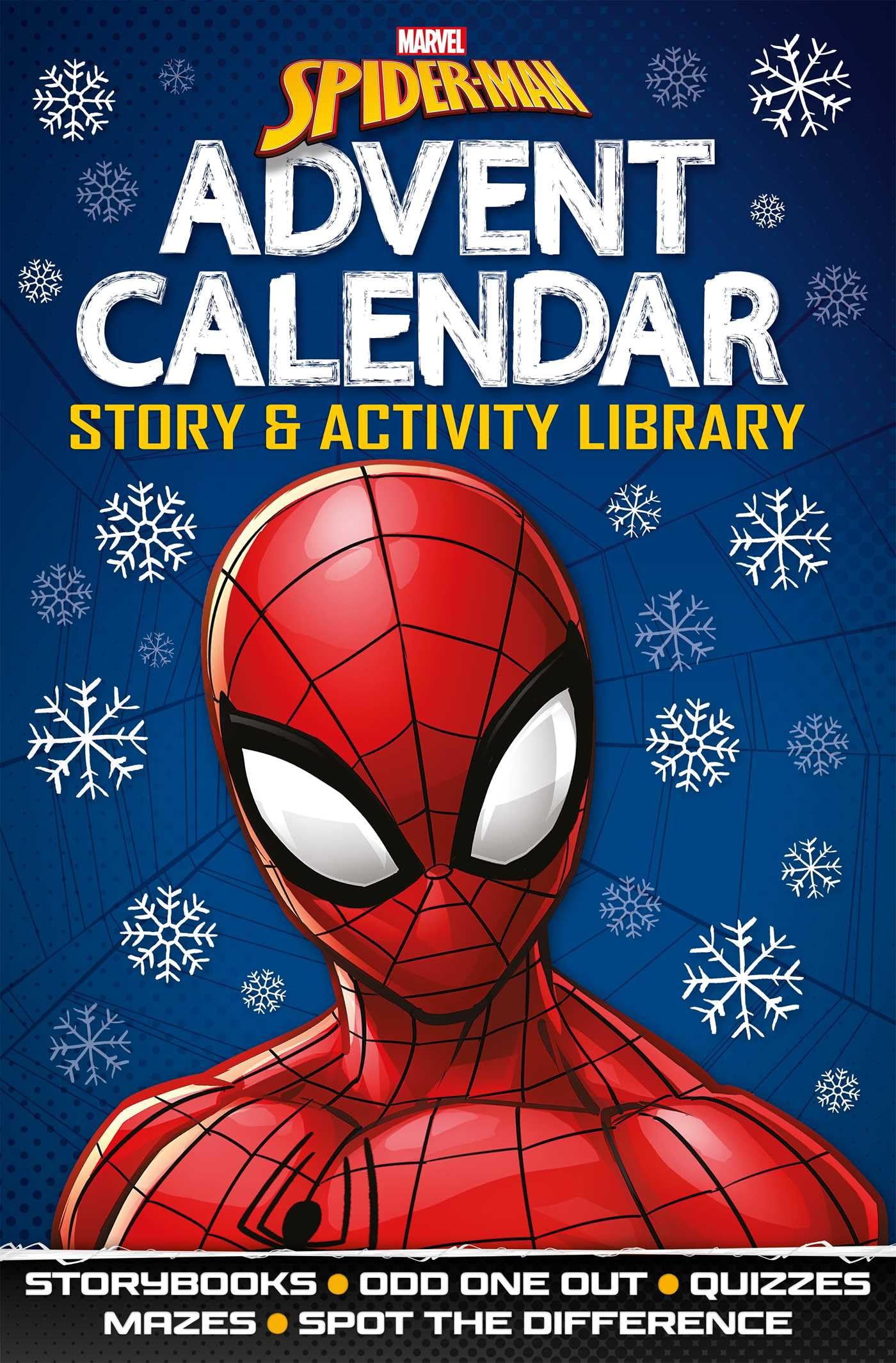 Marvel SpiderMan: 5in1 Advent Calendar: Story & Activity Library with 24 Books to Open Every Day Leading Up to Christmas,New