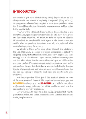 Life...The Reader's Digest Version: Great Advice, Simply Put,Used