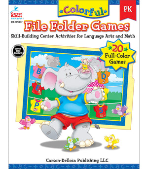 Colorful File Folder Games, Grade Pk (Colorful Game Books Series),Used
