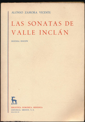 Sonatas Valleinclan (Biblioteca Romanica Hispanica / Romanic Hispanic Library) (Spanish Edition),Used