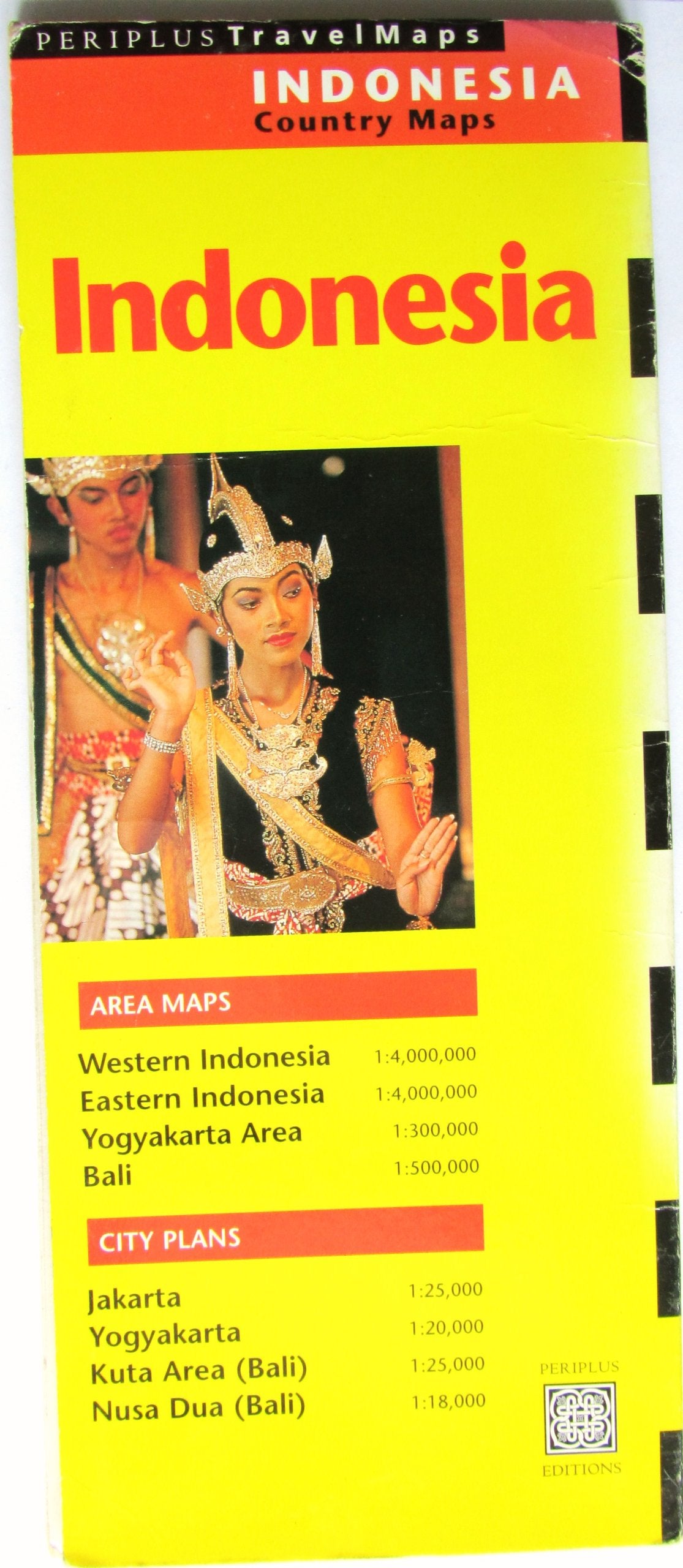 Indonesia Travel Map 1st Edition (Comprehensive Country Maps),Used