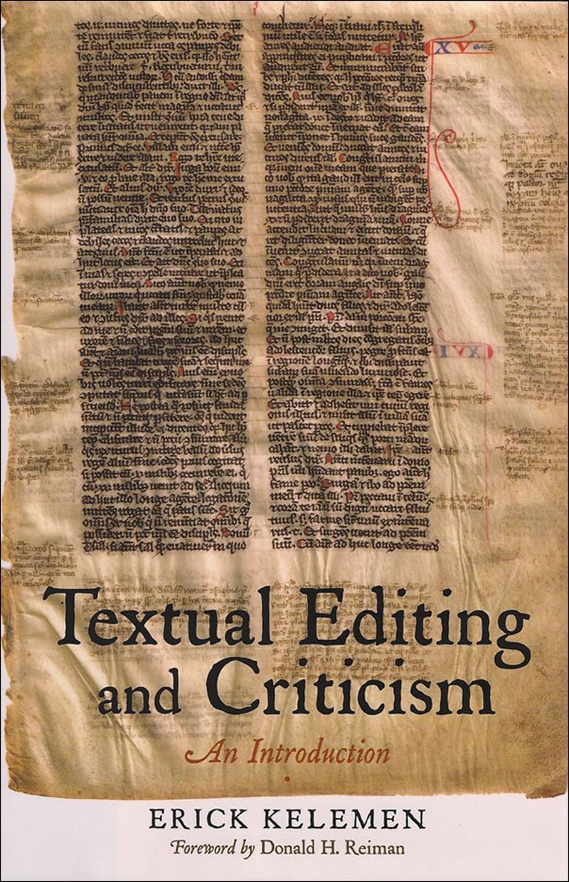 Textual Editing and Criticism: An Introduction,Used