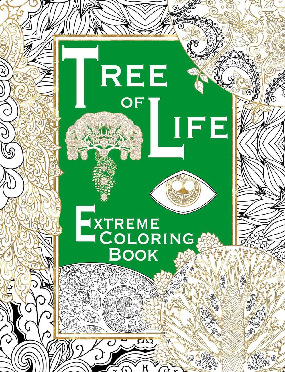Tree Of Life: Extreme Coloring Book