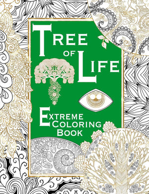 Tree Of Life: Extreme Coloring Book