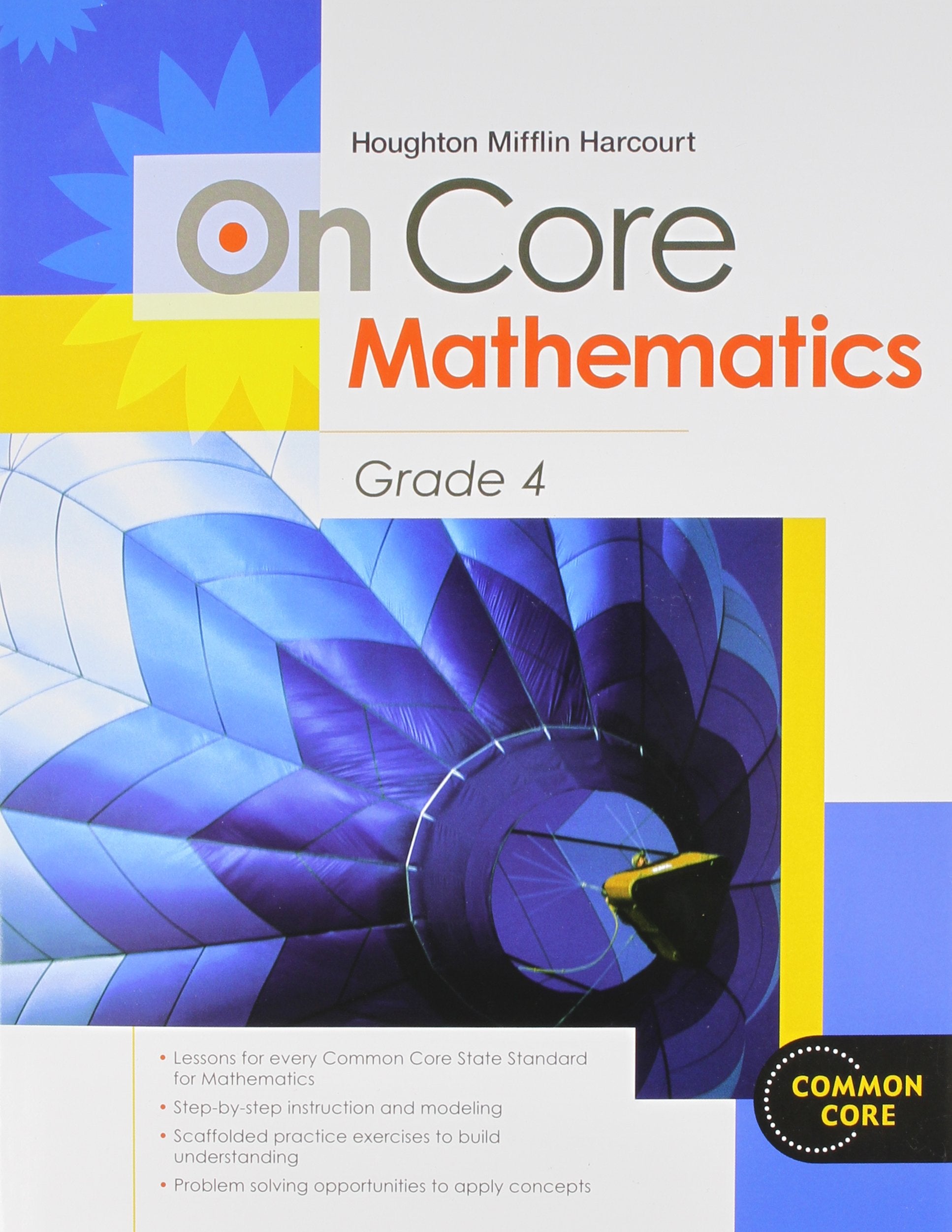 Houghton Mifflin Harcourt On Core Mathematics: Student Workbook Grade 4,New