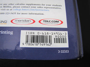 Calculus of A Single Variable, Seventh Edition,New