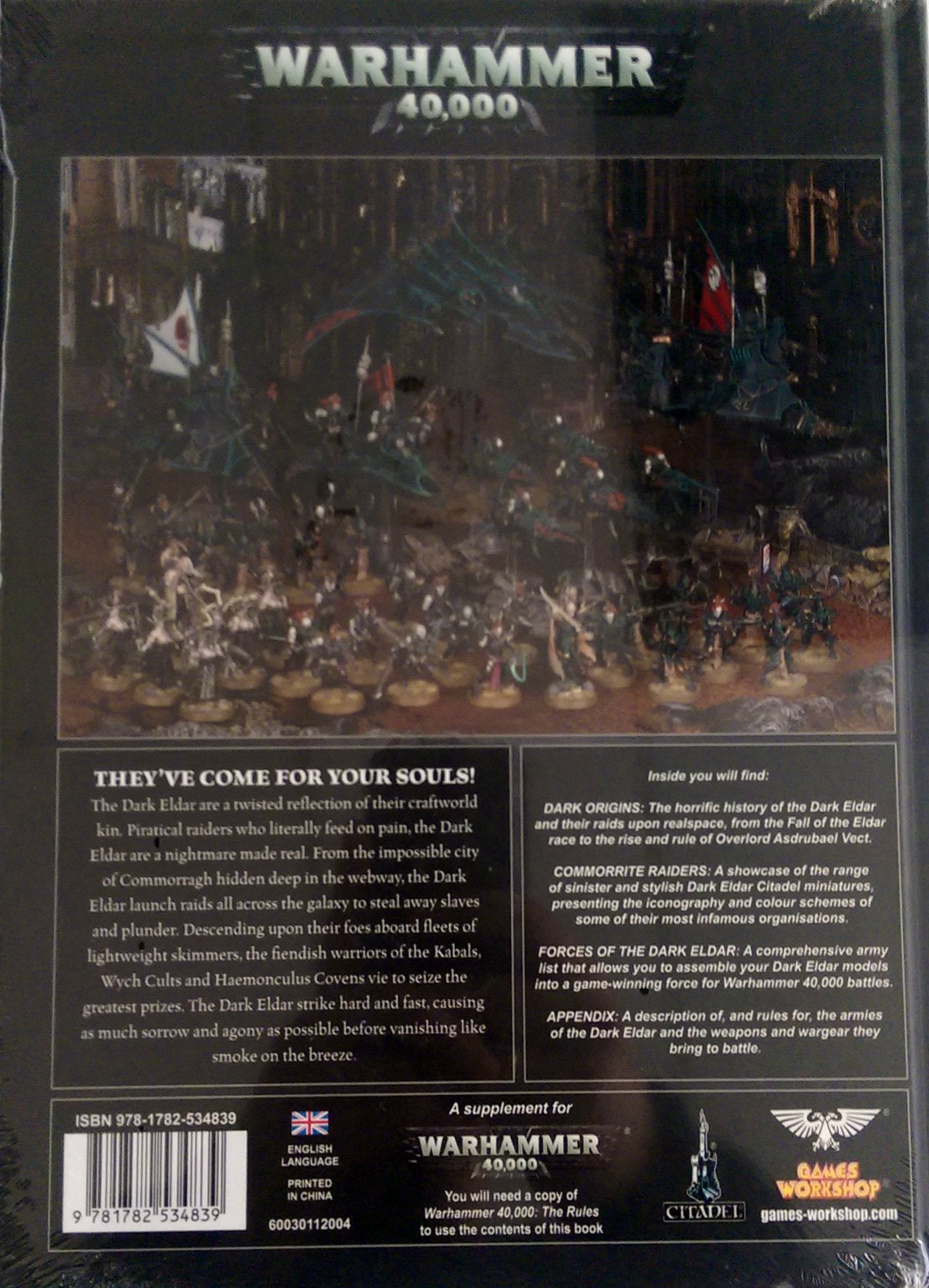 Warhammer 40k: Codex  Dark Eldar,Used