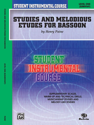 Student Instrumental Course Studies and Melodious Etudes for Bassoon: Level I,Used