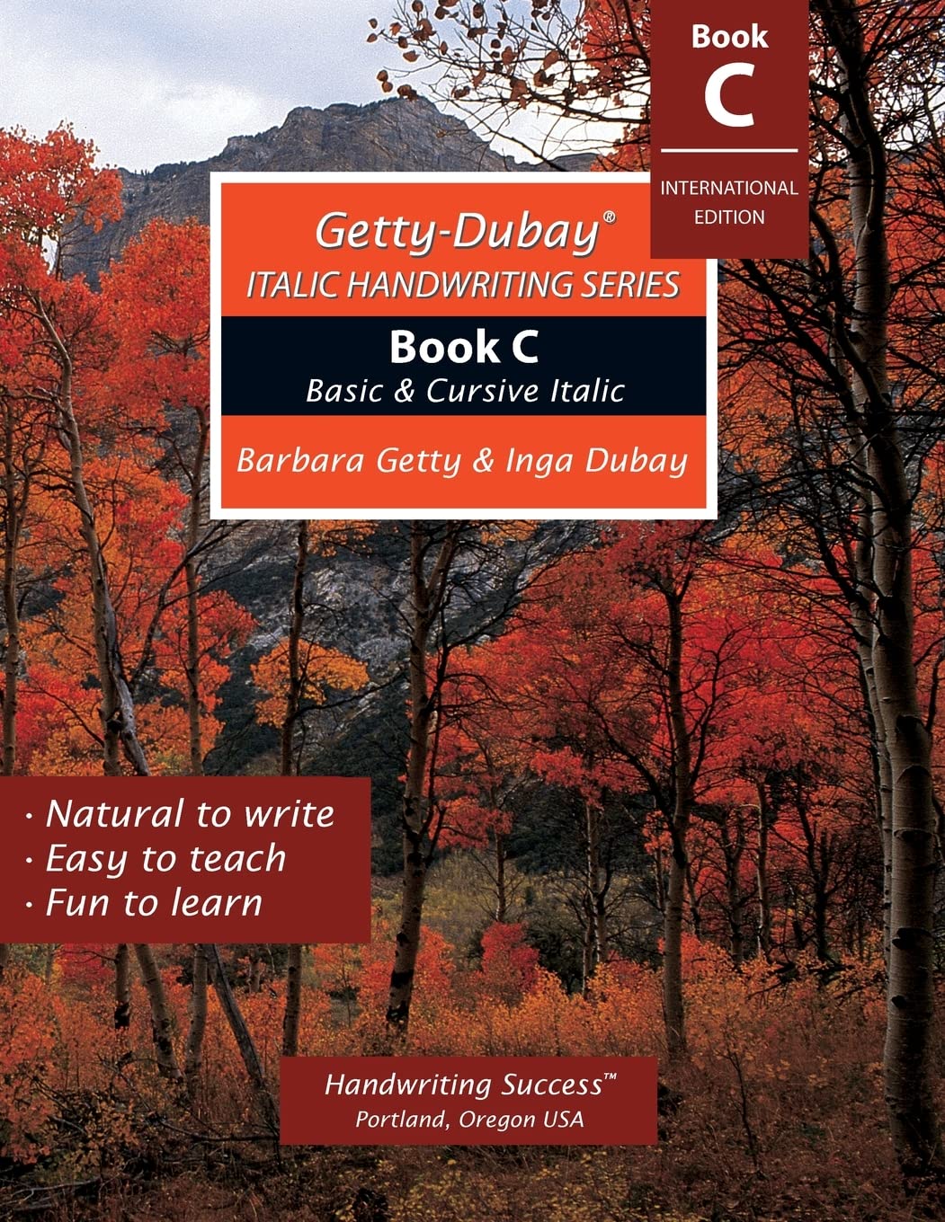 Gettydubay Italic Handwriting Series: Book C